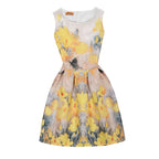 Girls' Summer Dress 2017 - Printed A-Line Style