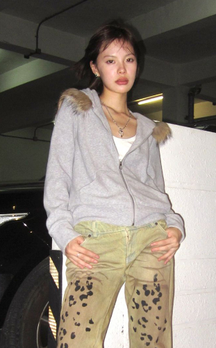 Retro Women's Thick Plush Hoodie Jacket for Winter