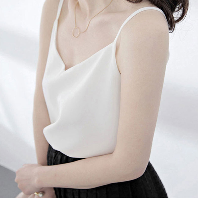 Plus Size Chiffon V-Neck Camisole for Women