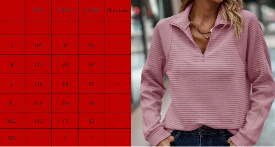 Loose Snake Bone Pattern Stand Collar Women's Sweater