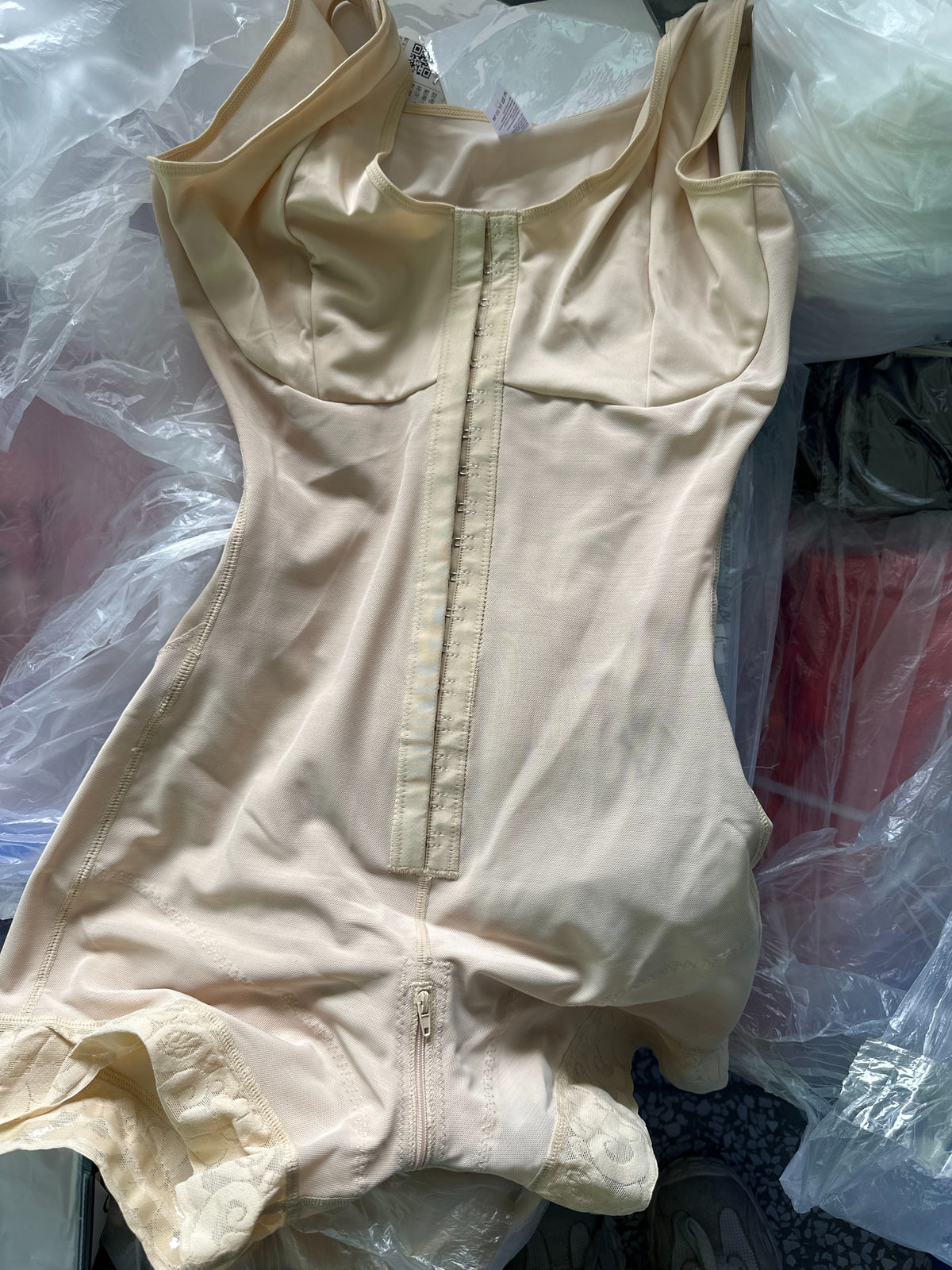 Corset One-piece Enhanced Zipper Large Size