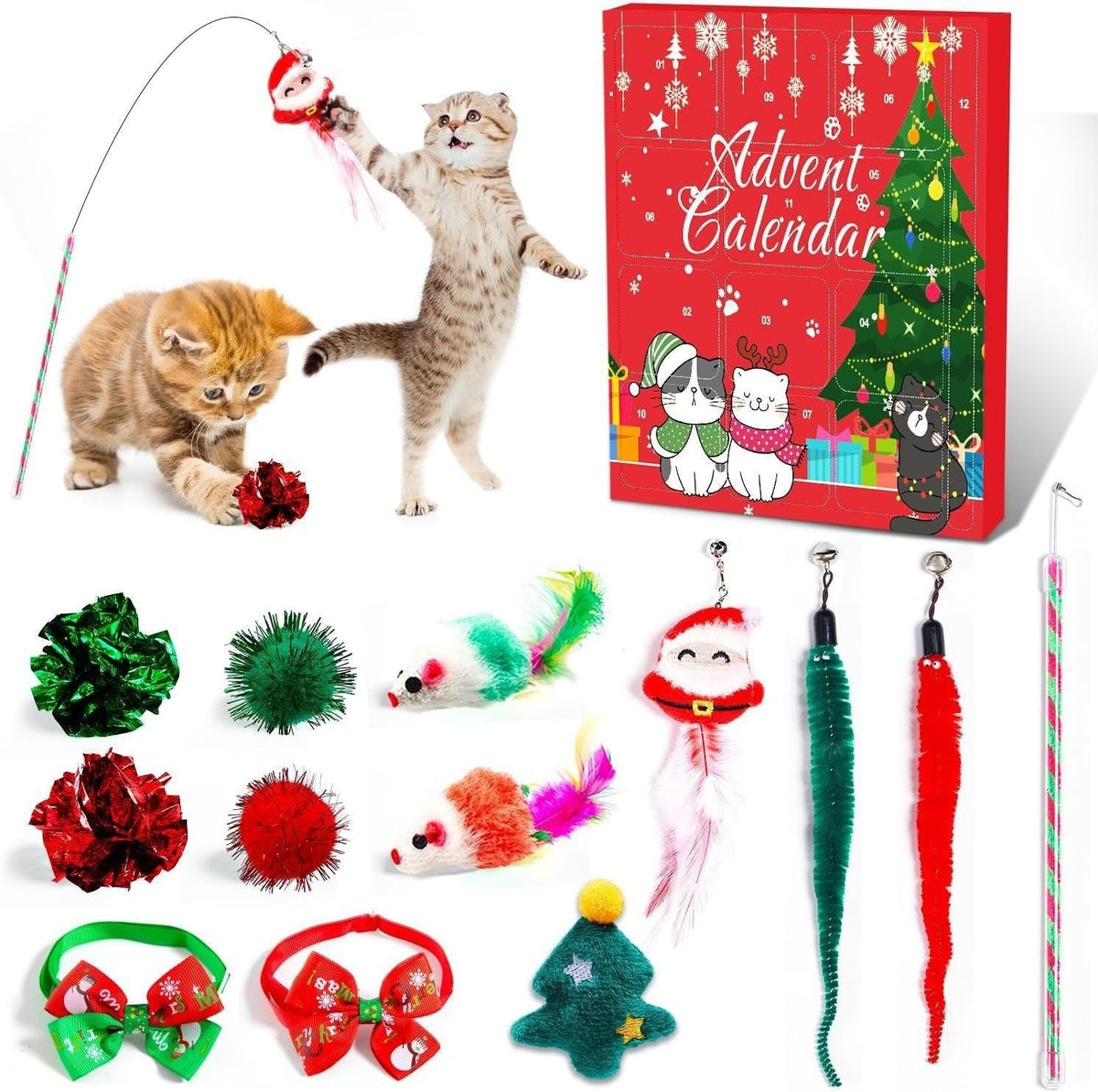 Christmas Dog Toy Gift Box