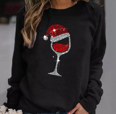 Plus Size Printed Fleece Hoodie for Women | Streetwear