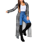 Women's Long Sleeve Printed Cardigan