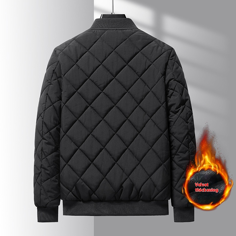 Quilted Cotton Baseball Jacket
