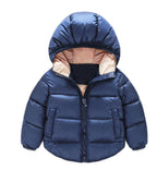 Cotton-Padded Casual Down Jacket for Kids in Winter