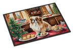 Pekingese Christmas Cookies Doormat