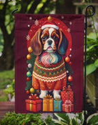 English Toy Spaniel Holiday Christmas Garden Flag