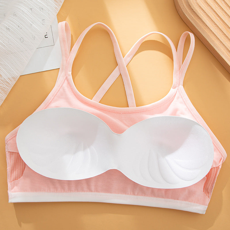Girls' Soft Tube Top Training Bra