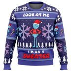 Pickle Rick Ugly Christmas Sweatshirt for Men and Women | Streetwear