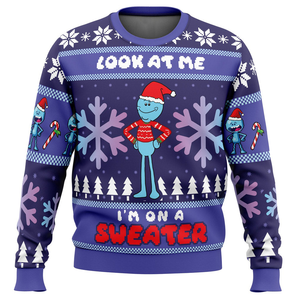 Pickle Rick Ugly Christmas Sweatshirt for Men and Women | Streetwear