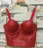 Solid Color Summer Stretch Bralette with Steel Ring