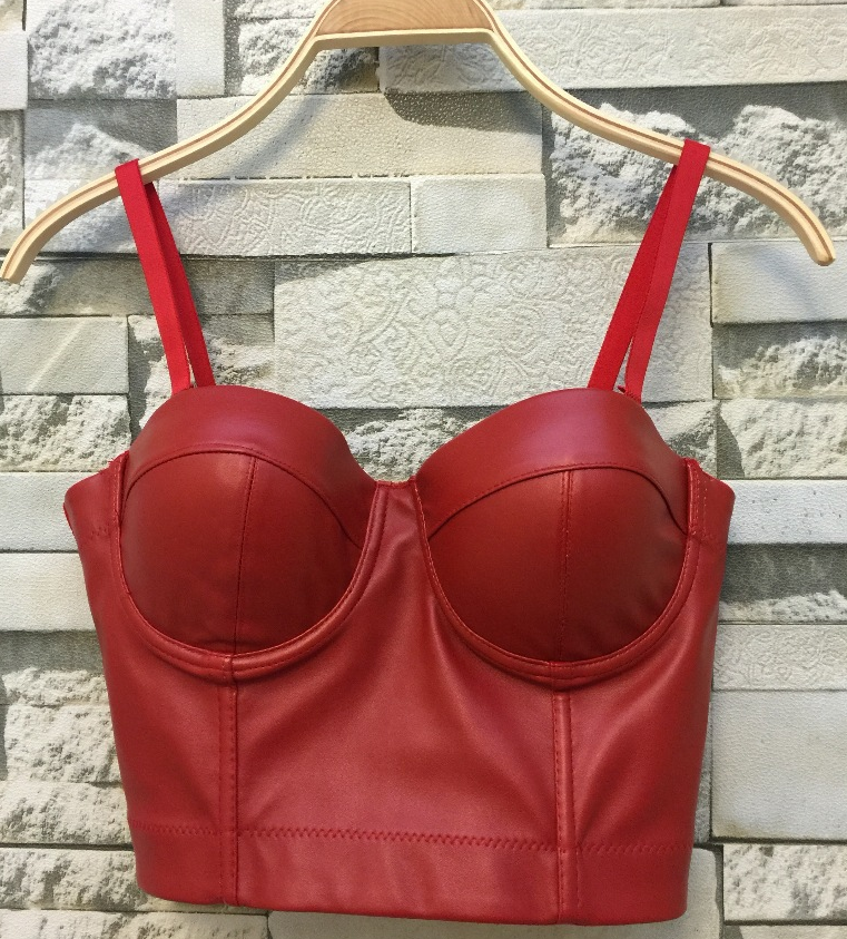 Solid Color Summer Stretch Bralette with Steel Ring