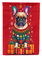 French Bulldog Holiday Christmas Garden Flag