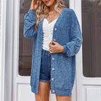 Mid Length Women's Knitwear Cardigan