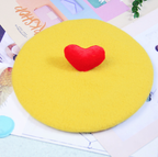 Wool Painter Japanese Parent-Child Beret Hat | Embroidered Cap