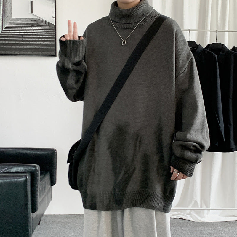 Futuristic Turtleneck Knitwear Jumper Sweatshirt | Streetwear