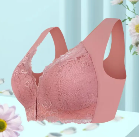 Front Buckle Thin Lace Bra