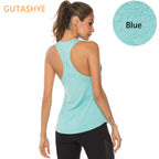 Women's Quick Dry Racerback Vest for Fitness Training