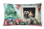 Cairn Terrier Christmas Throw Pillow
