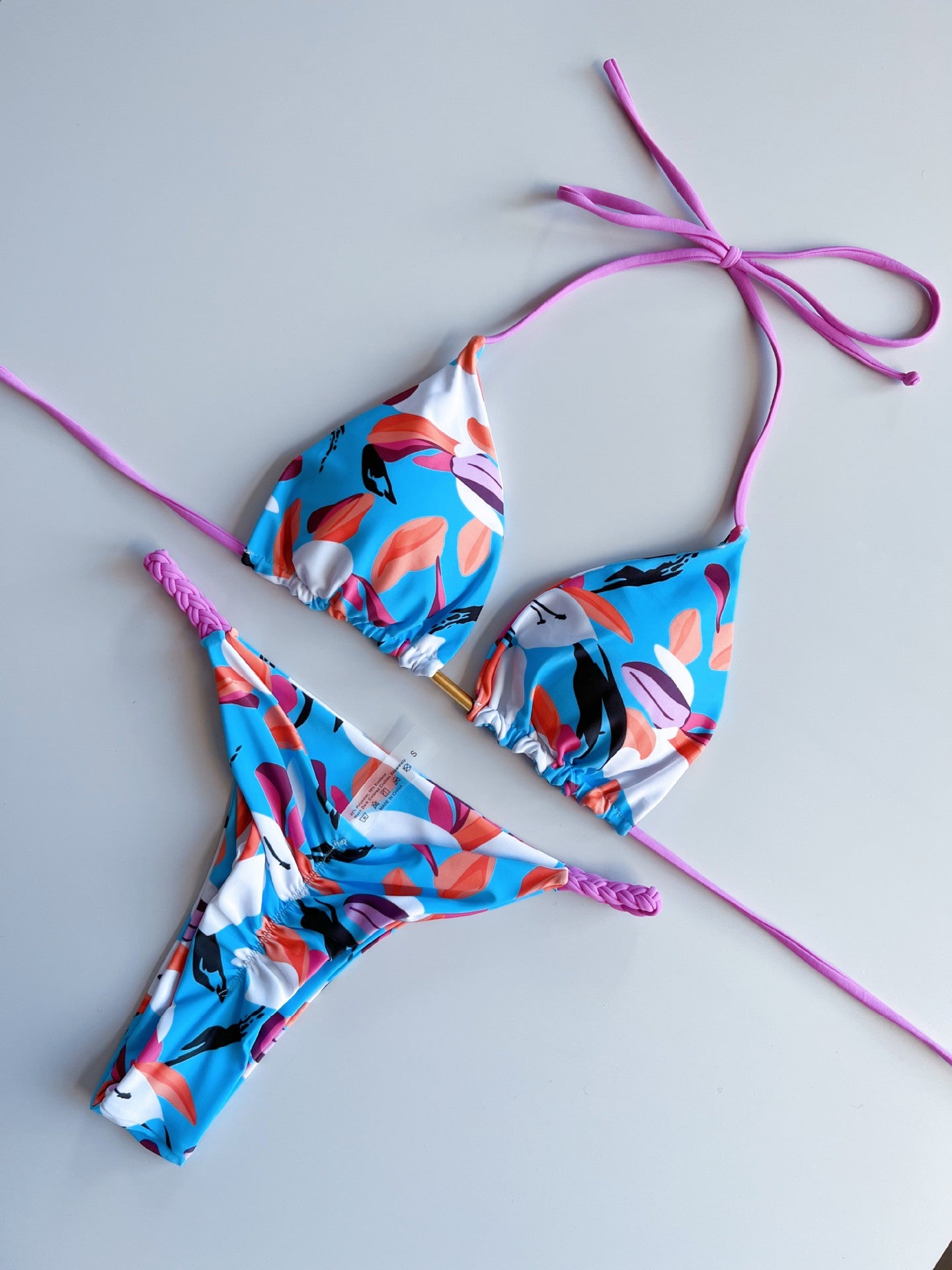 2023 Women's Bikini Set with Braided Design