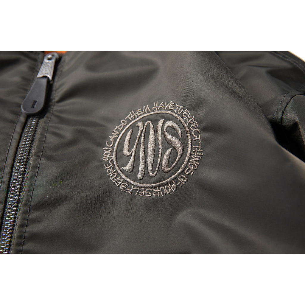 Men's Oversized Hip Hop Bomber Jacket for Spring/Fall