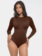 Round Neck Snap Crotch Bodysuit