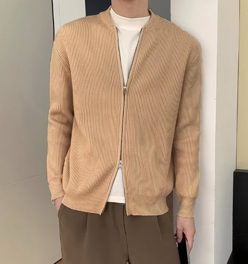 Minimalist Solid Color Sweater for Youth