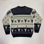 Jacquard Christmas Sweater with Crewneck Pullover Design | Streetwear