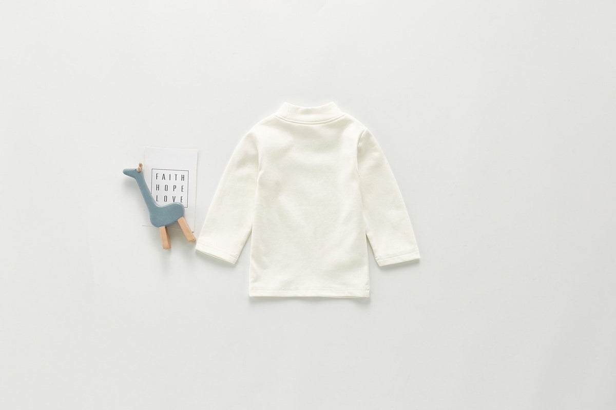 Autumn Baby Cotton Soft Round Neck Pullover Top