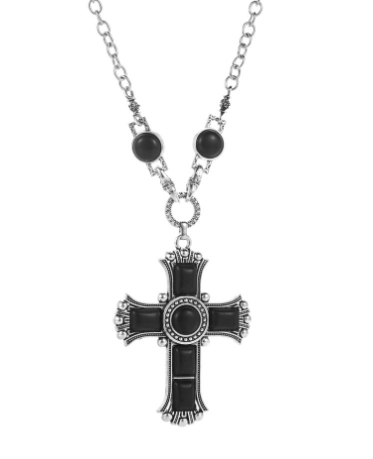 Turkish Blue Evil Eye Cross Metal Keychain Gift | Accessory