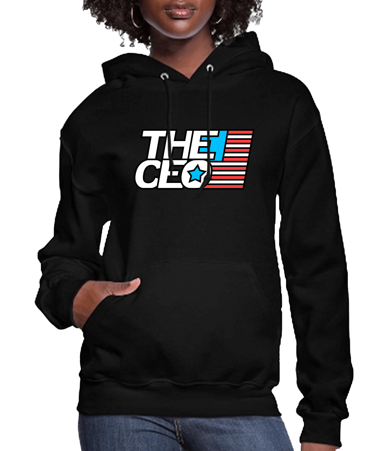 American Flag The CEO Women’s Hoodie | Streetwear