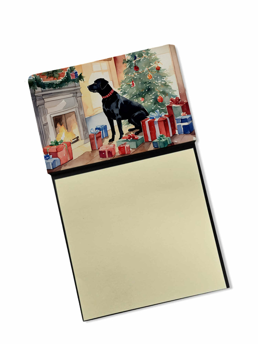 Labrador Retriever Cozy Christmas Sticky Note Holder