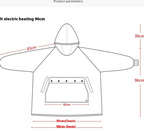 Heated Hooded Blanket Sweater