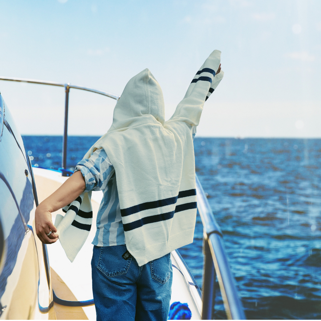 On The Yacht Hoodie Sweater Scarf | Streetwear
