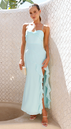 Chiffon Slim Spaghetti Strap Dress
