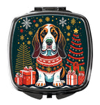 Basset Hound Christmas Compact Mirror