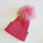 Pure Angora Fur Luxe Beanie | Embroidered Cap
