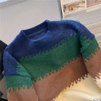 2023 Autumn Winter Women's Loose Fit Striped Sweater