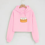 Autumn Cat Ear Women's Sports Hoodie