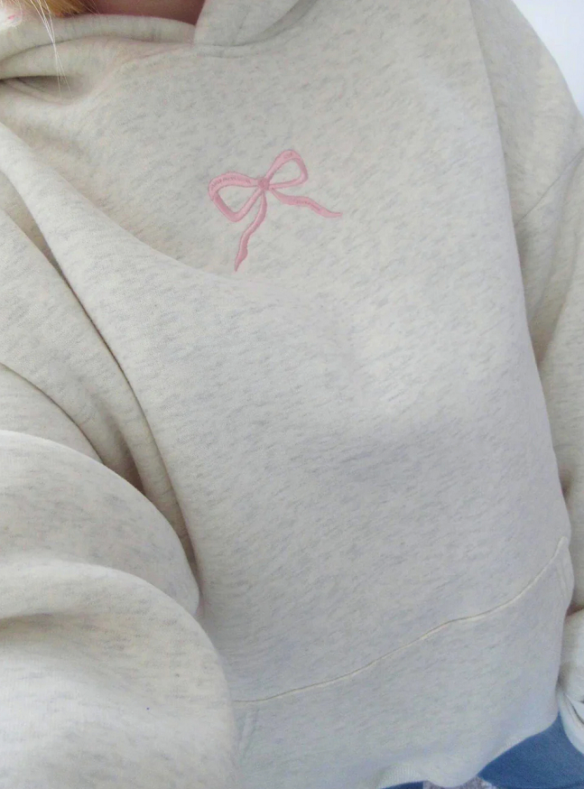 Viral Pink Bow Hoodie | Streetwear