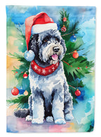 Portuguese Water Dog Christmas Garden Flag