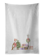 Ibizan Hound Sitting with Christmas Wonderland Kitchen Towel Set of 2