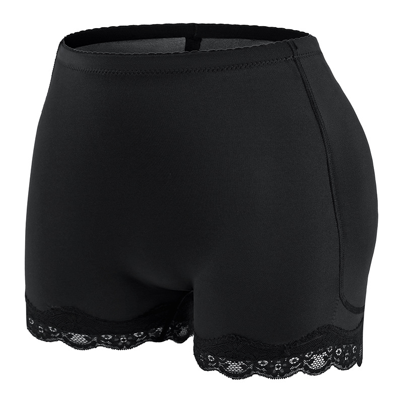 Lace Body Shaper Panties with Corset & Hip Pads
