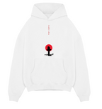 Korean Printed Long Sleeve Slouchy Loose Hoodie | Streetwear