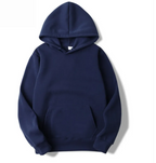 Long-sleeved Hoodie Casual Solid Color Sweater | Streetwear