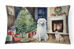 Kuvasz Cozy Christmas Throw Pillow