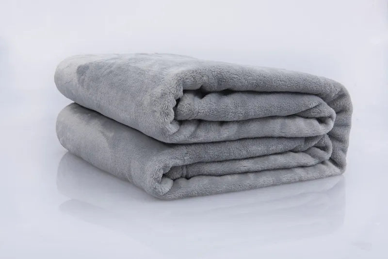 Elegant Double-Sided Flannel Blanket