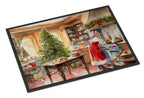 Cookies with Santa Claus Mrs. Claus Doormat