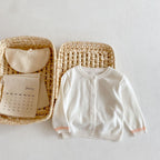 Boys' Color Contrast Hollow Cardigan for Sun Protection